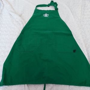 Starbucks Official Barista Green Staff Apron Coffee Java